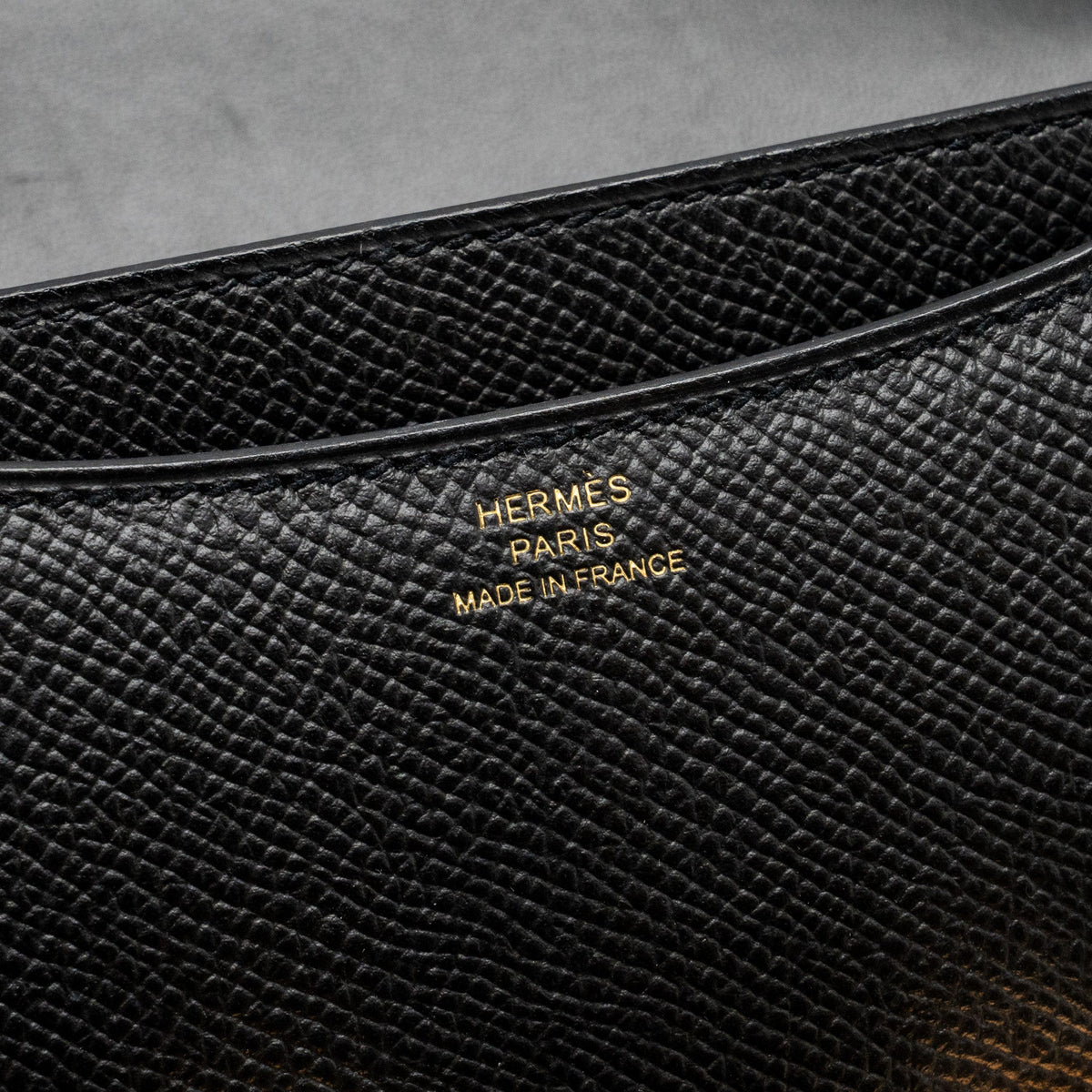Hermes Mini Constance epsom black RGHW
