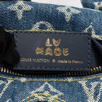 LOUIS VUITTON JAPANESE CRUISER BAG LIMITED EDITION MONOGRAM DENIM/LEATHER BLUE GHW(NEW VERSION)