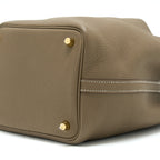Hermes Picotin 18 Lock Bag Etoupe GHW