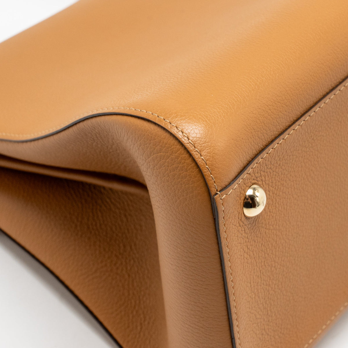 Delvaux Brilliant MM Calfskin Caramel LGHW
