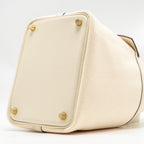 Hermes Picotin Cargo 18 Lock Bag Swift / Toile Canvas Nata GHW