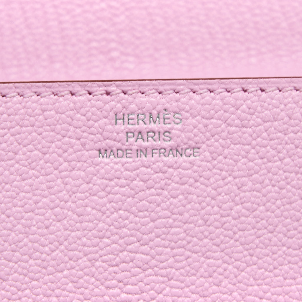 Hermes Clic 16 Wallet Mysore X9 Mauve Sylvestre SHW