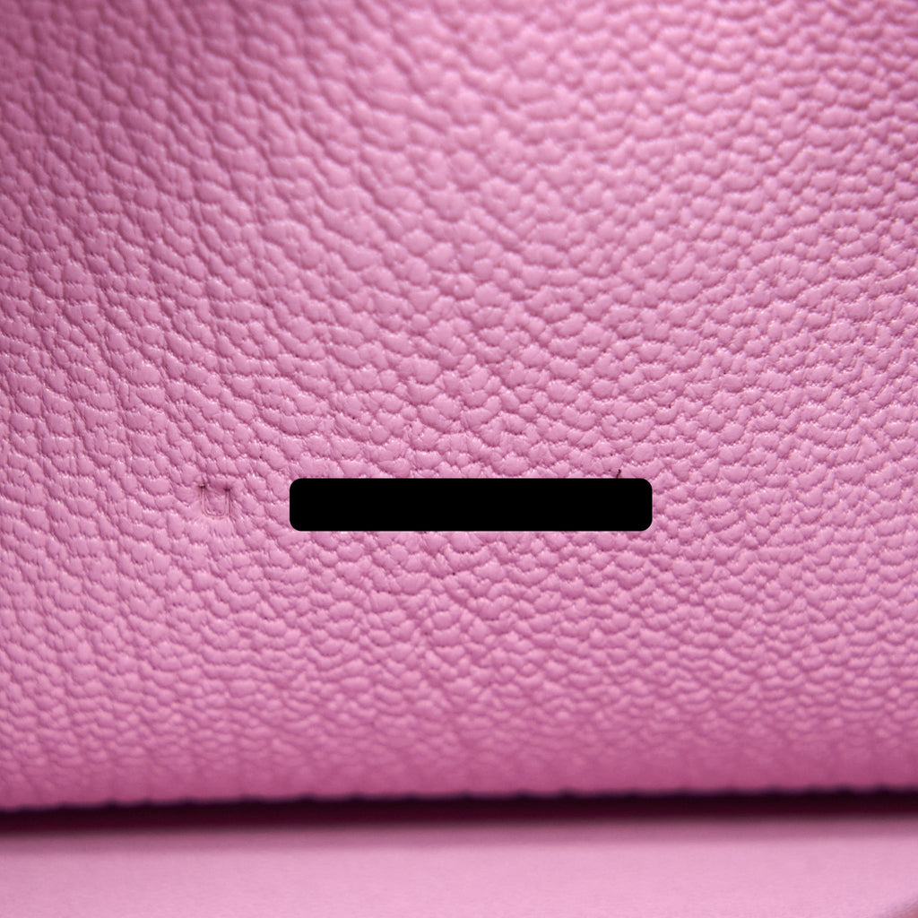 Hermes Clic 16 Wallet Mysore X9 Mauve Sylvestre SHW