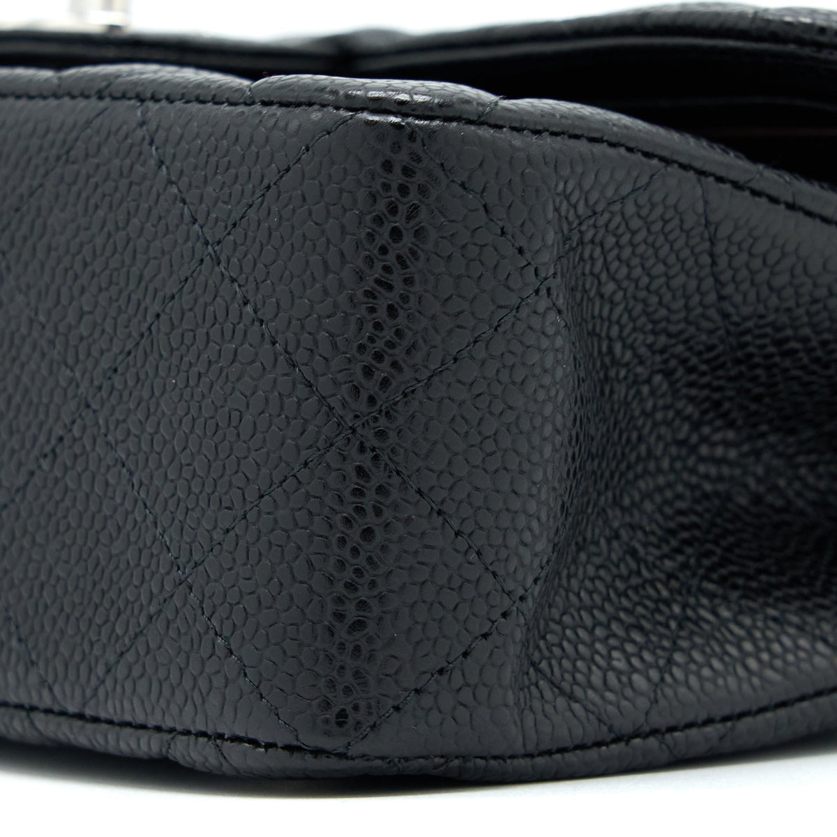 CHANEL SMALL CLASSIC FLAP BAG CAVIAR BLACK SHW(MICROCHIP)