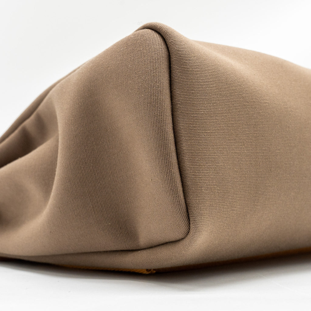 Hermes Herbag31 zip bag canvas / hunter etoupe / natural sable GHW