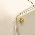 Hermes Picotin Cargo 18 Lock Bag Swift / Toile Canvas Nata GHW