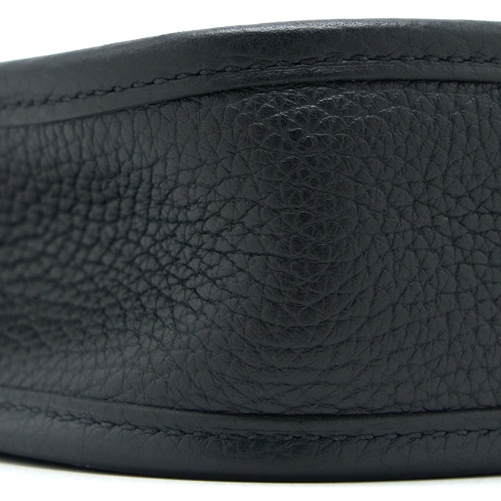 Hermes Mini Evelyne Clemence Black GHW