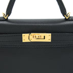 Hermes mini Kelly Ⅱ Epsom Black GHW