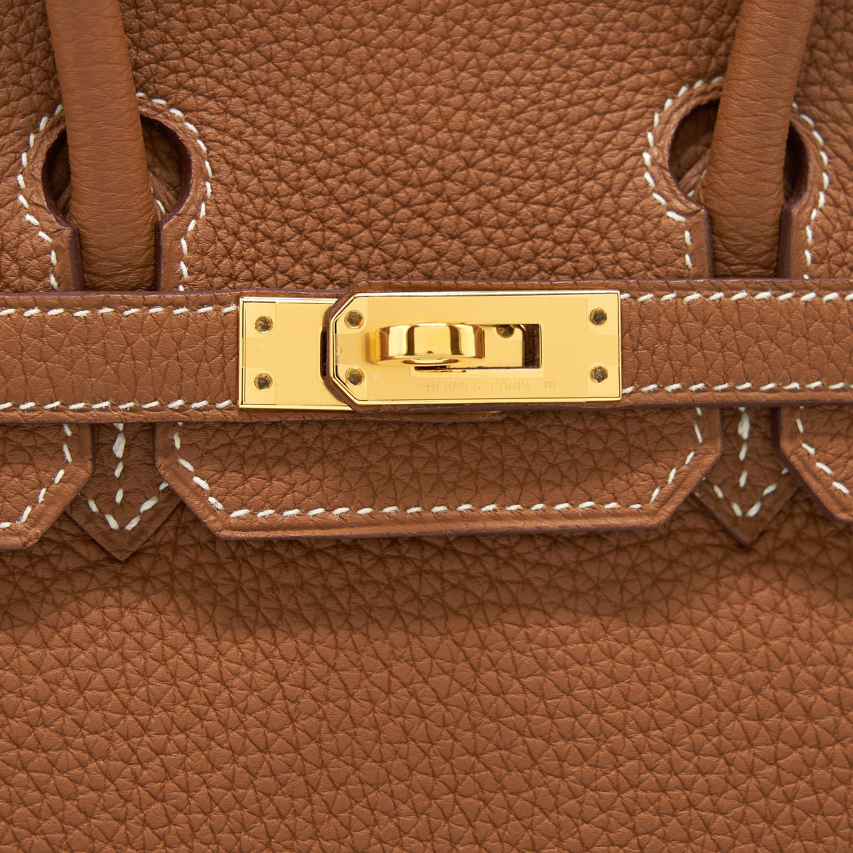 Hermes Birkin 25 Togo Gold GHW With Extra Twilly