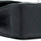 CHANEL SMALL CLASSIC FLAP BAG CAVIAR BLACK SHW(MICROCHIP)