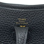Hermes Mini Evelyne Clemence Black GHW