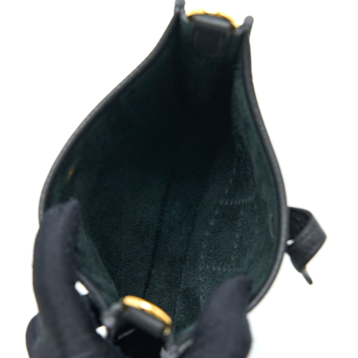 Hermes Mini Evelyne Clemence Black GHW