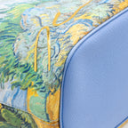 Louis Vuitton Jeff Koons Van Gogh Neverfull MM Bag Monogram Canvas/Calfskin Blue Multicolour Hardware