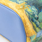 Louis Vuitton Jeff Koons Van Gogh Neverfull MM Bag Monogram Canvas/Calfskin Blue Multicolour Hardware