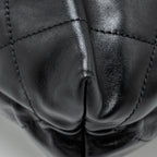 CHANEL SMALL 22 BAG SHINY CALFSKIN BLACK GHW (MICROCHIP)