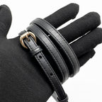 DIOR MICRO LADY DIOR LAMBSKIN BLACK LGHW