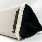 HERMES BIRKIN 35 FRAY FRAY CANVAS/ SWIFT BLACK/ECRU SHW