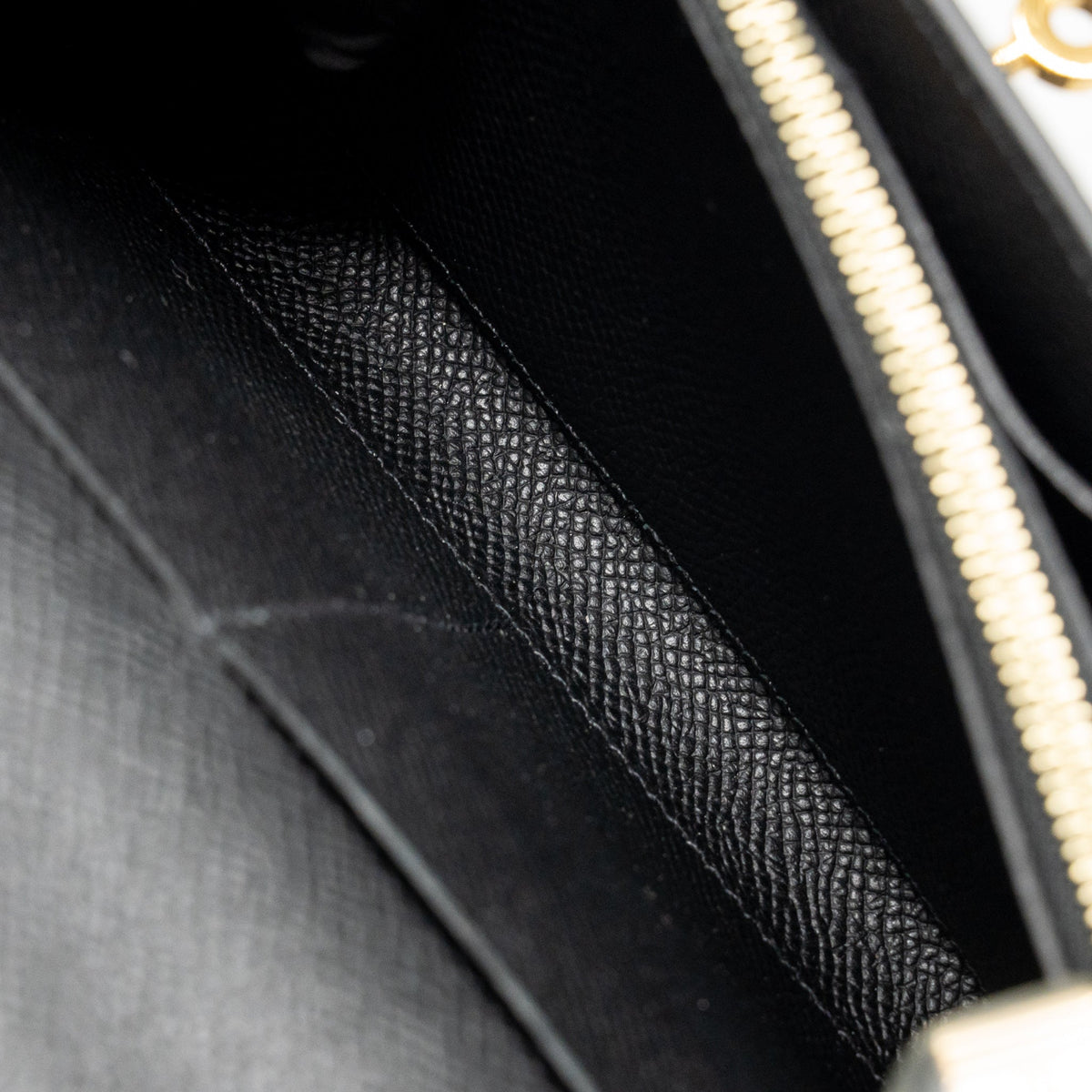 HERMES Kelly to go Epsom Black GHW