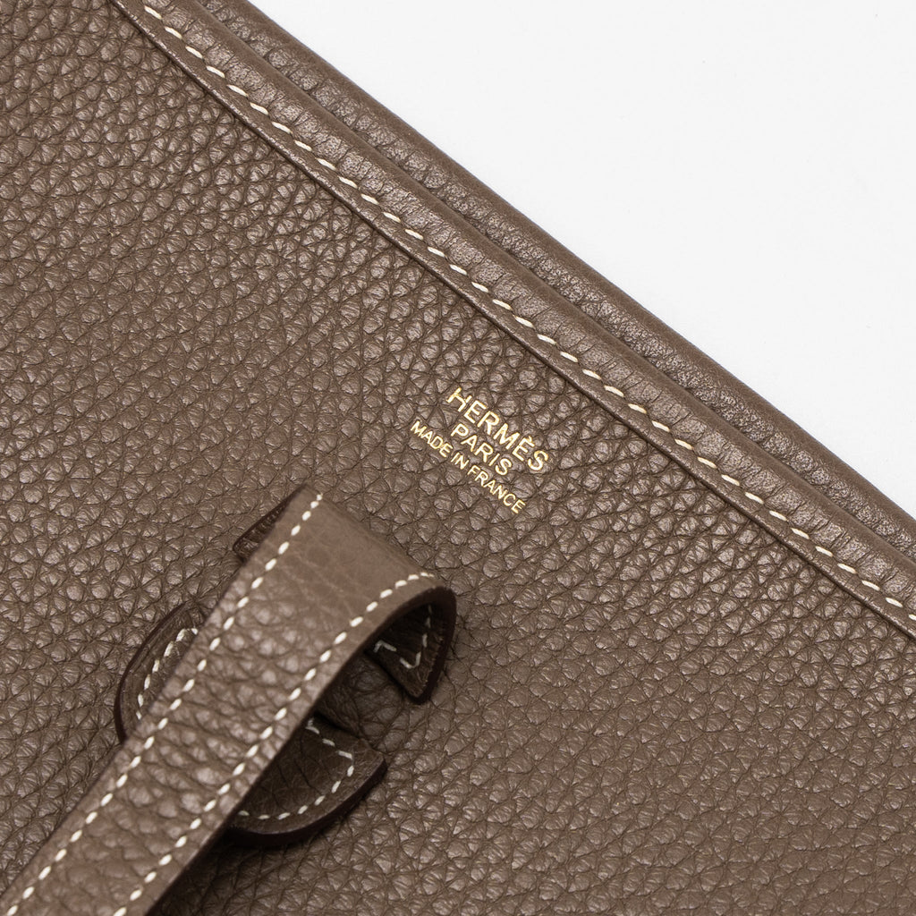 HERMES EVELYN 29 CLEMENCE ETOUPE SHW