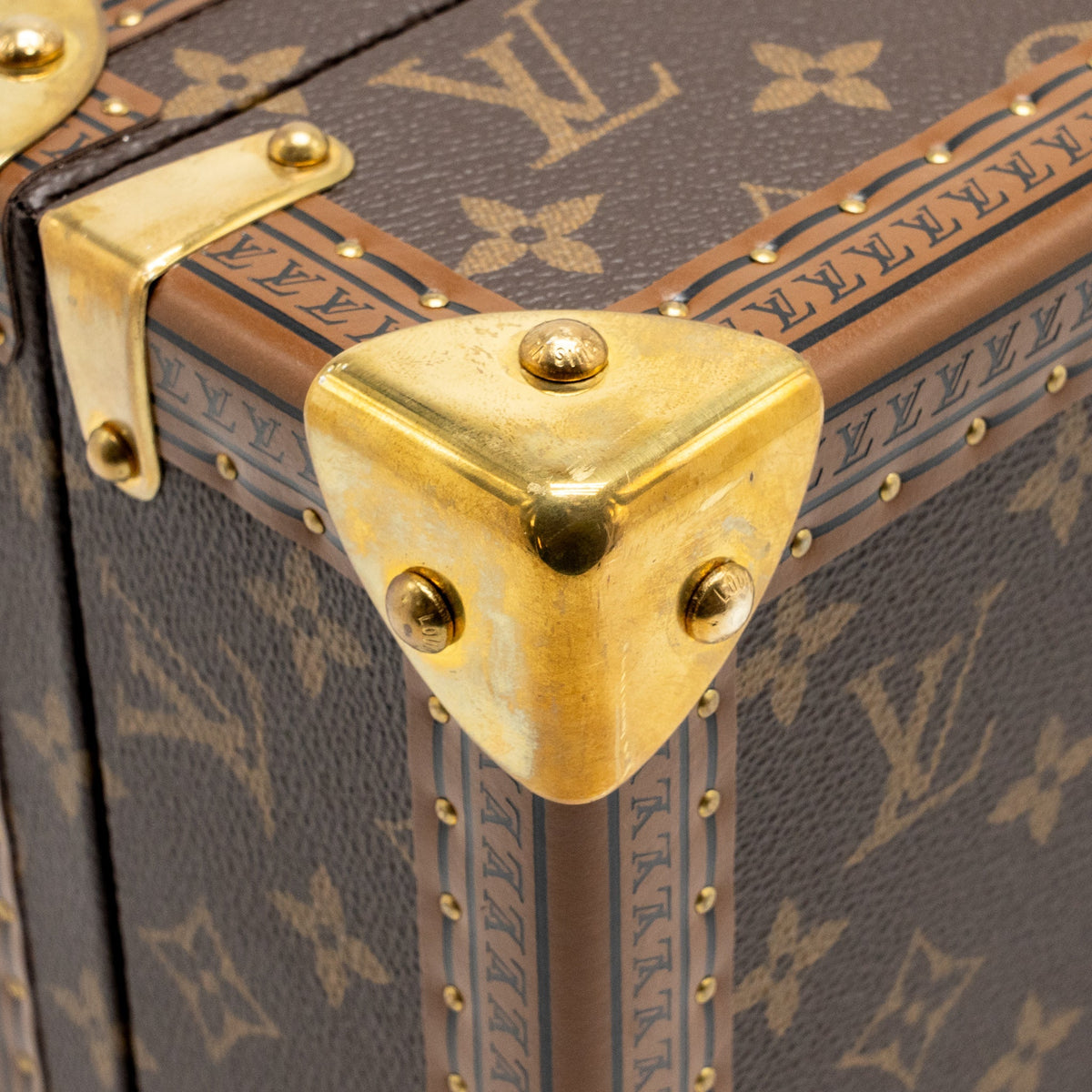 Louis Vuitton coffret 8 montres watch case monogram canvas GHW