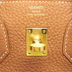 HERMES BIRKIN25 TOGO GOLD WITH GHW