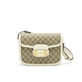 GUCCI HORSEBIT 1955 SMALL SHOULDER BAG WHITE LEATHER