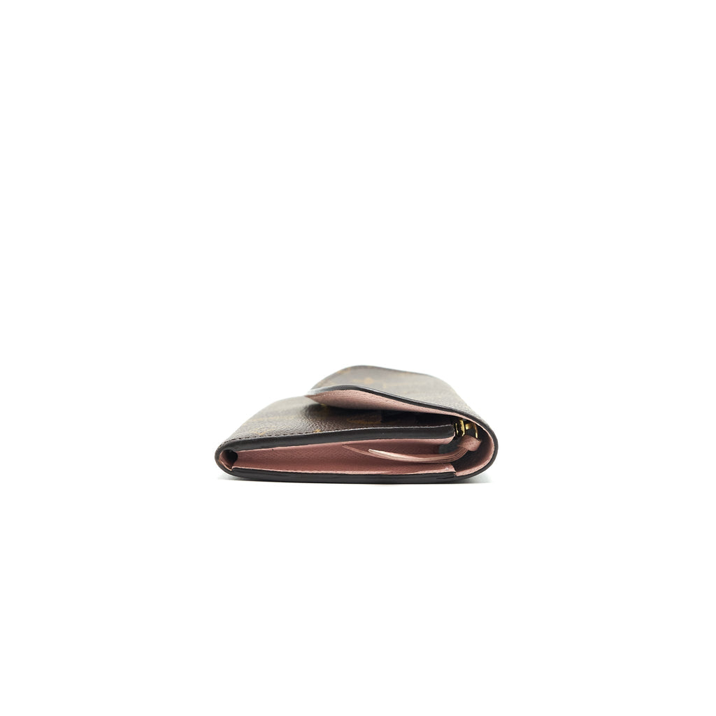 LOUIS VUITTON EMILIE WALLET ROSE BALLERINE