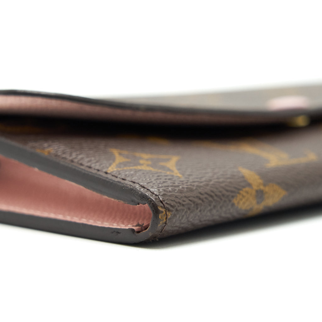 LOUIS VUITTON EMILIE WALLET ROSE BALLERINE