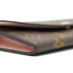 LOUIS VUITTON EMILIE WALLET ROSE BALLERINE