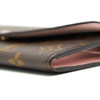 LOUIS VUITTON EMILIE WALLET ROSE BALLERINE