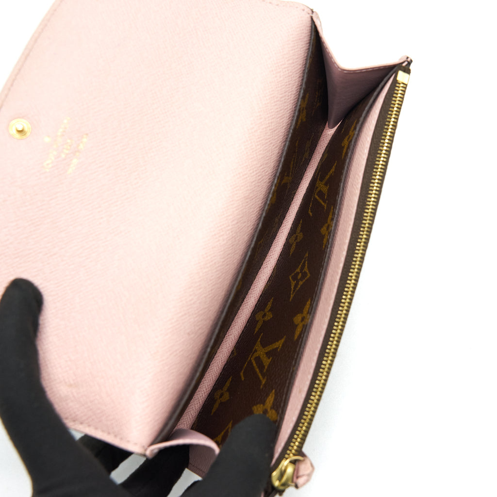 LOUIS VUITTON EMILIE WALLET ROSE BALLERINE