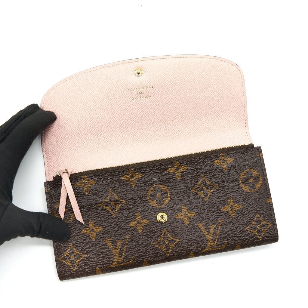 LOUIS VUITTON EMILIE WALLET ROSE BALLERINE