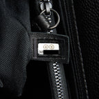 CHANEL COCO HANDLE SMALL FLAP BAG GRAINED CALFSKIN & BLACK METAL
