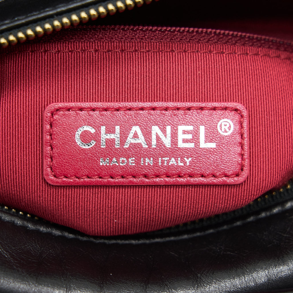 CHANEL SMALL BLACK GABRIELLE HOBO BAG