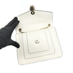 BVLGARI SERPENTI FOREVER CROSSBODY BAG WHITE