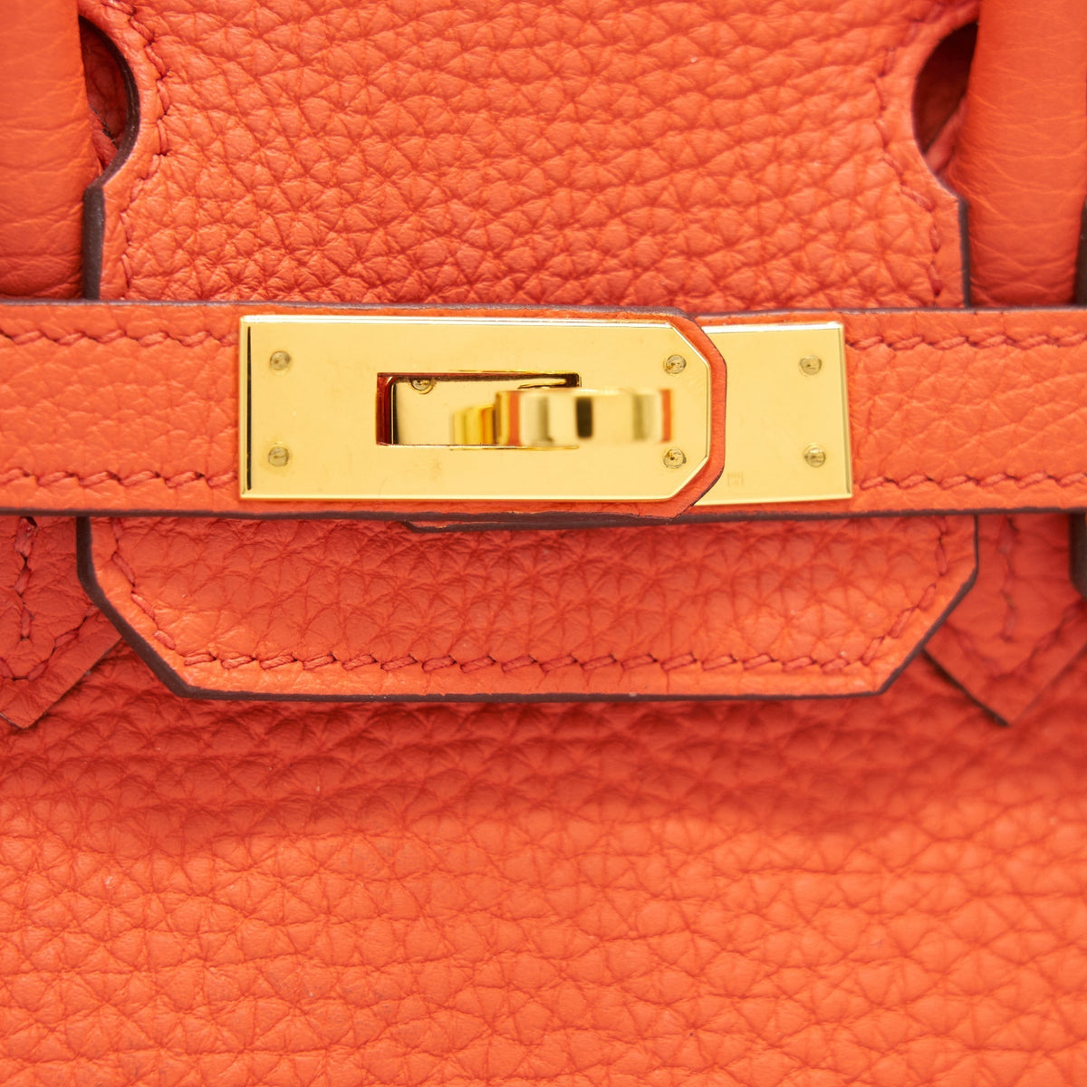 HERMES BIRKIN TOGO 25 ORANG POPPY