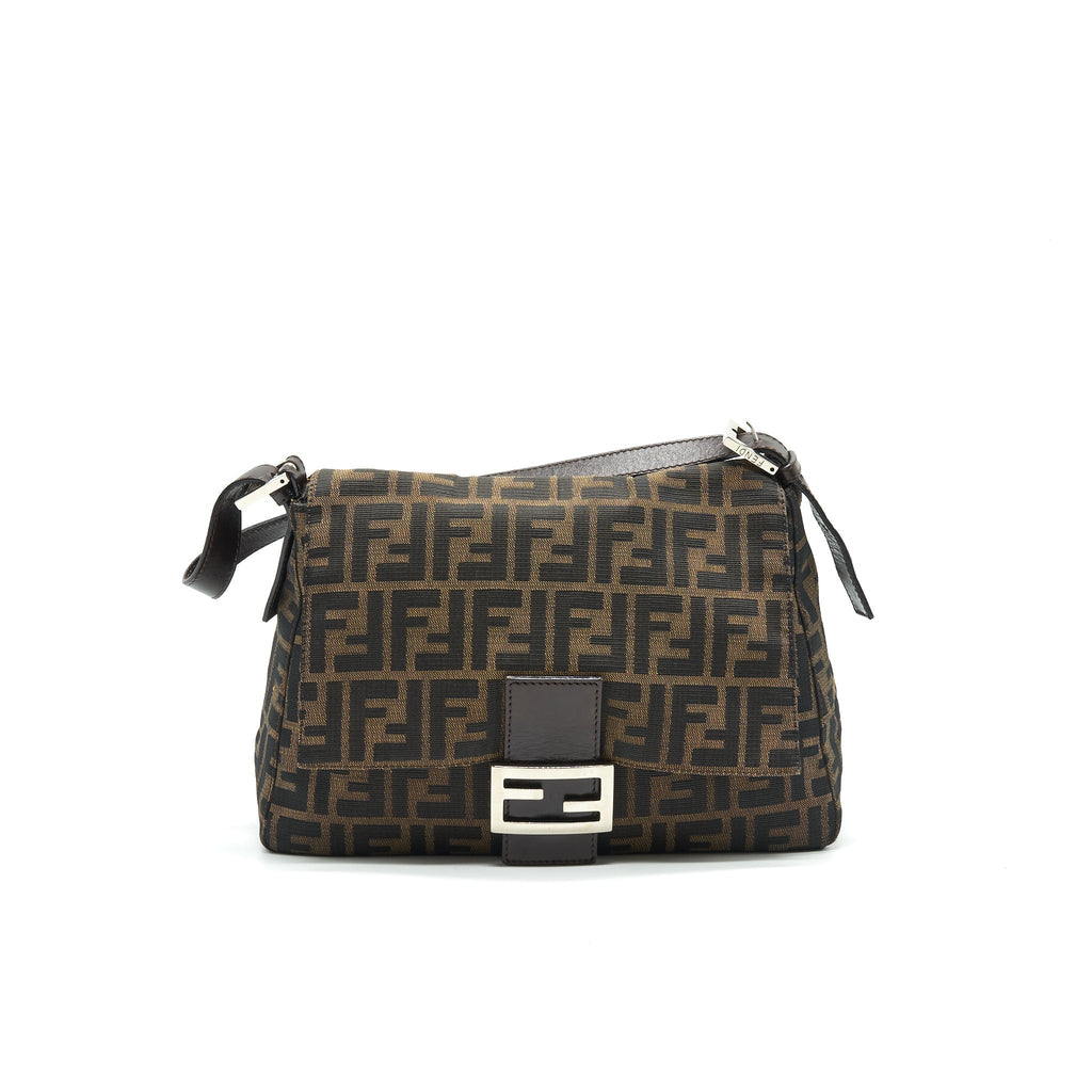 FENDI VINTAGE ZUCCA MAMMA BAGUETTE BAG