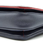 LOUIS VUITTON POCHETTE METIS MONOGRAM EMPREINTE LEATHER MARINE ROUGE