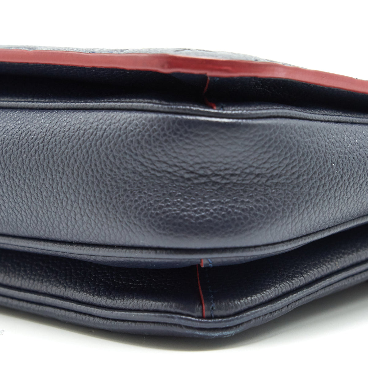 LOUIS VUITTON POCHETTE METIS MONOGRAM EMPREINTE LEATHER MARINE ROUGE