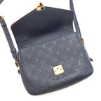 LOUIS VUITTON POCHETTE METIS MONOGRAM EMPREINTE LEATHER MARINE ROUGE
