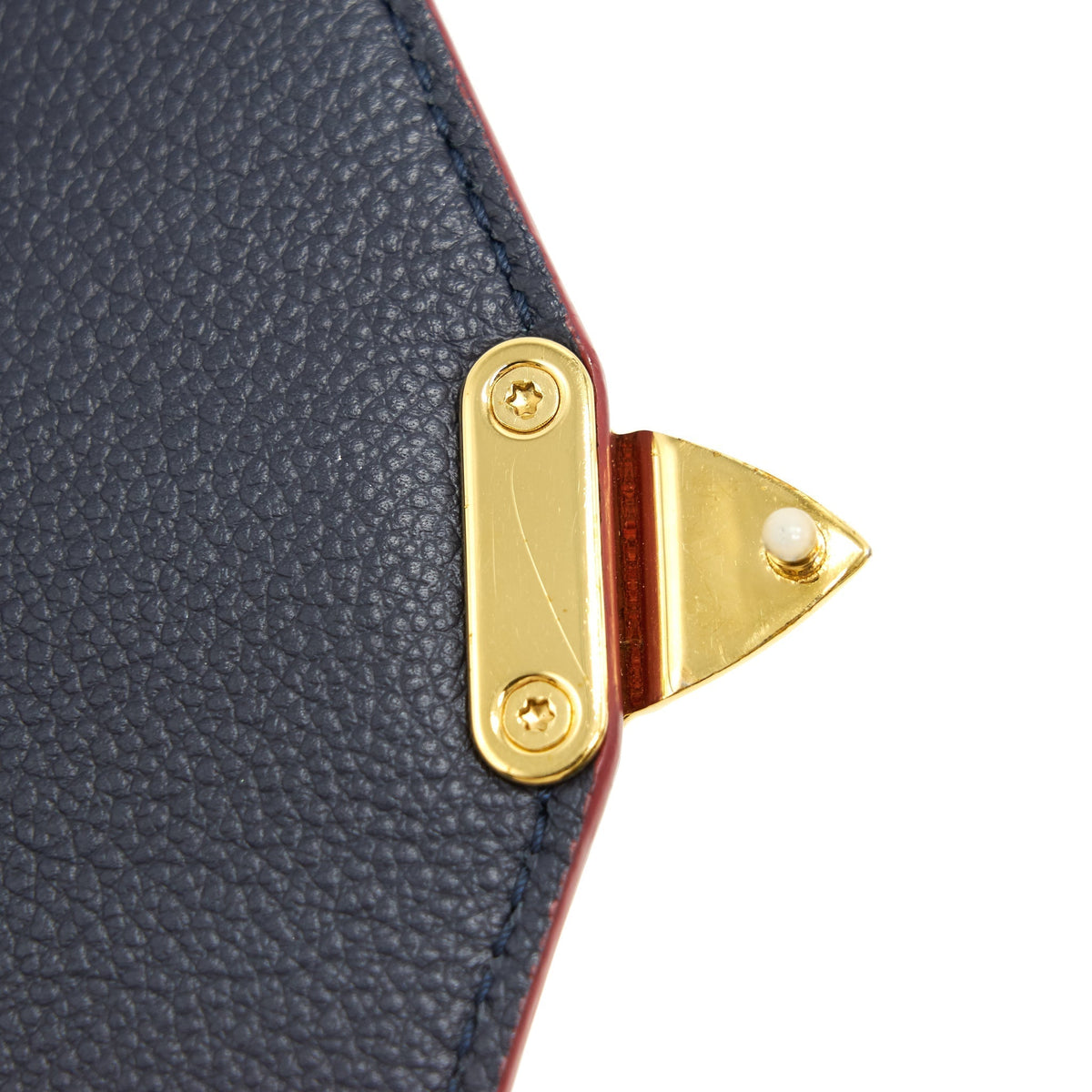 LOUIS VUITTON POCHETTE METIS MONOGRAM EMPREINTE LEATHER MARINE ROUGE