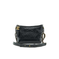 CHANEL SMALL GABRIELLE HOBO BAG BLACK