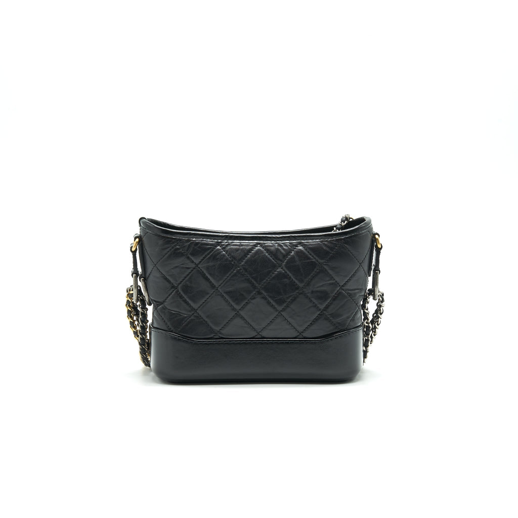 CHANEL SMALL GABRIELLE HOBO BAG BLACK