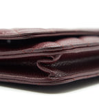 CHANEL BURGUNDY WALLET ON CHAIN CAVIAR GHW