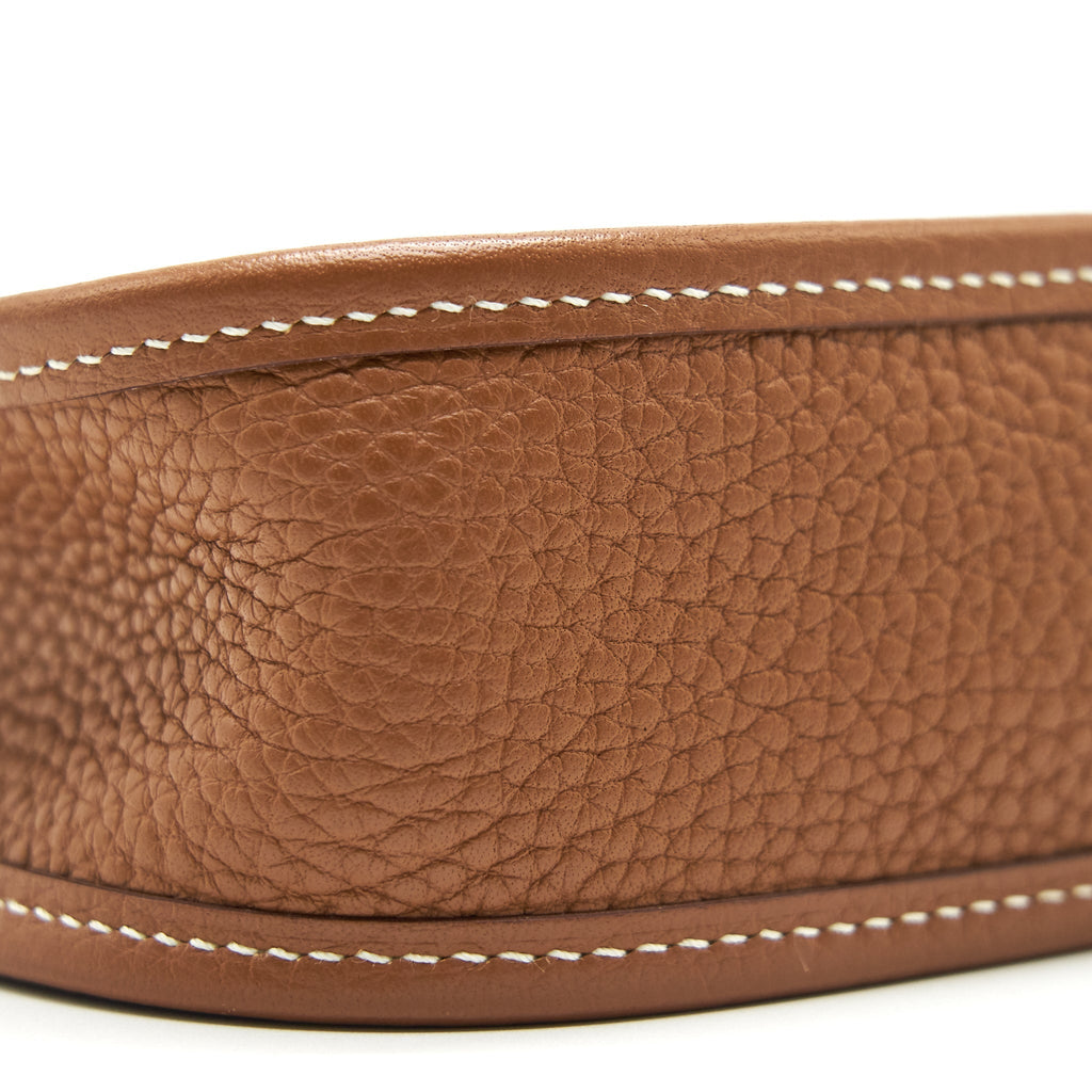 HERMES MINI EVELYNE GOLD WITH GOLD HARDWARE