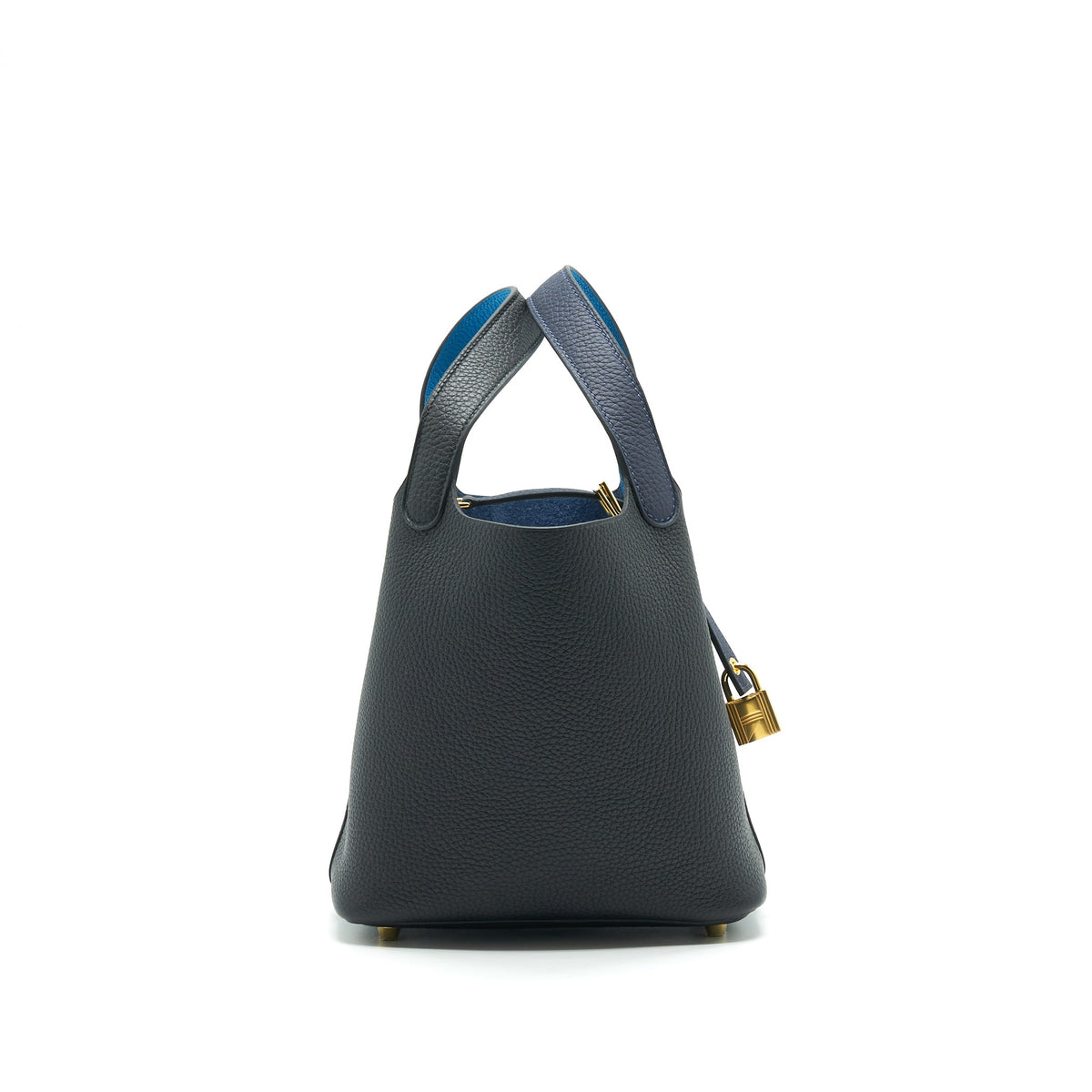 HERMES PICOTIN 18 BLEU NUIT/NOIR/BLUE FRIDA