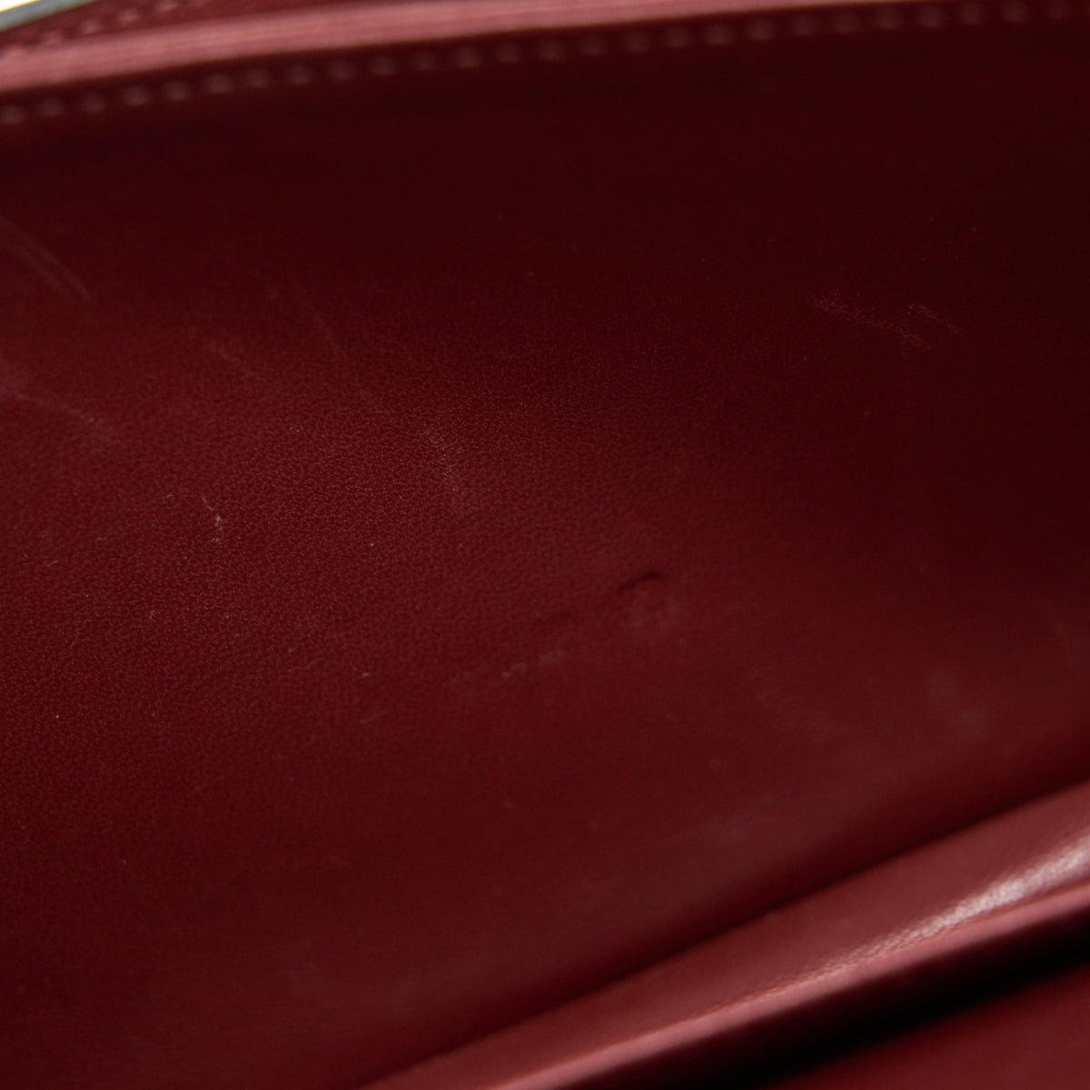 HERMES CONSTANCE ELAN ALLIGATOR BURGUNDY LIZARD GOLD HARDWARE