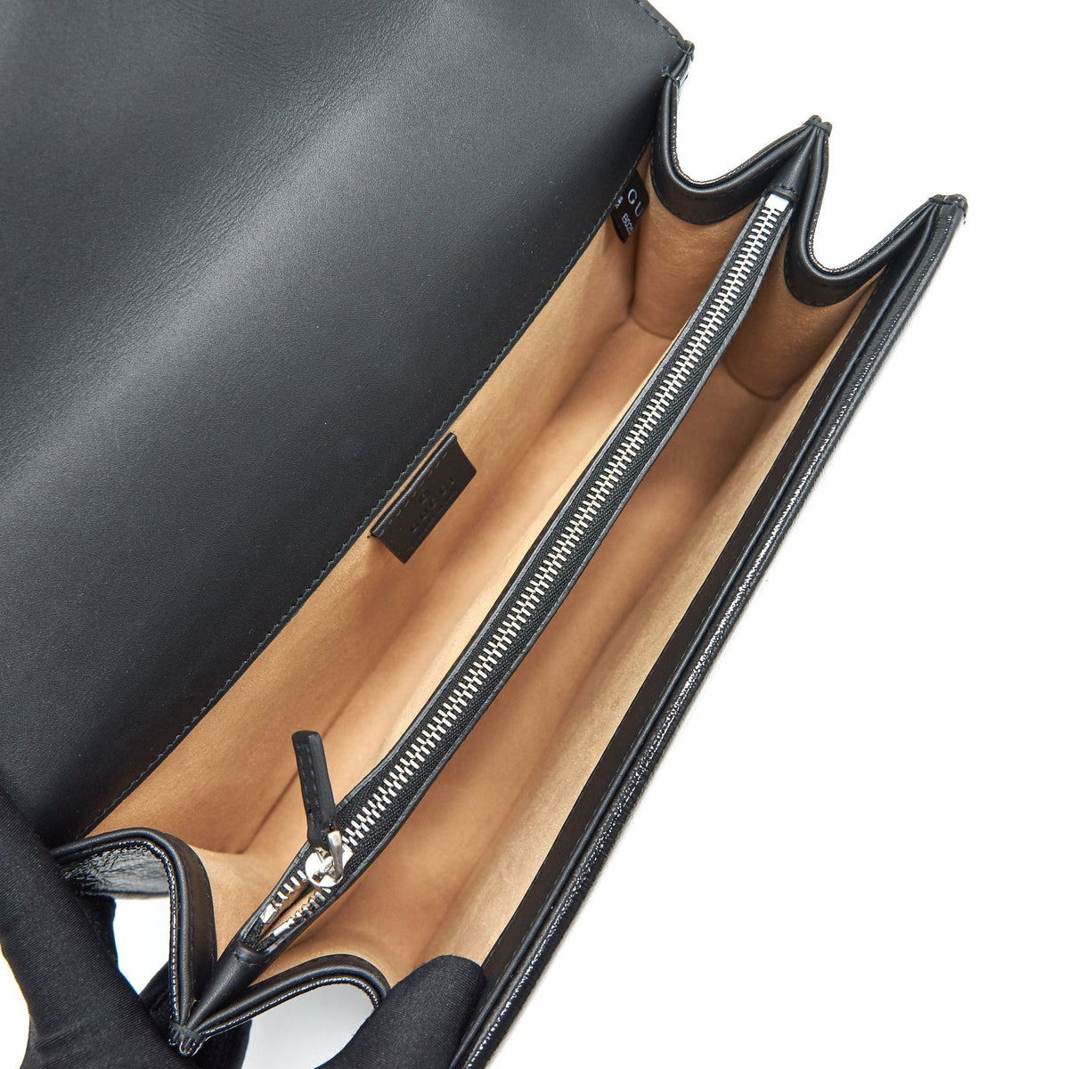 GUCCI DIONYSUS GG MEDIUM VELVET BLACK SHOULDER BAG
