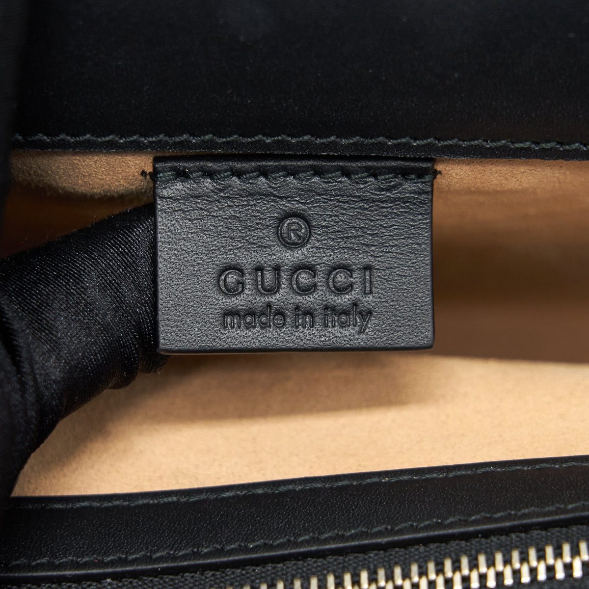 GUCCI DIONYSUS GG MEDIUM VELVET BLACK SHOULDER BAG