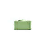 Hermes mini Lindy Vert criquet GHW Swift leather